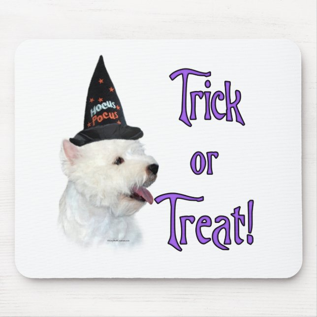 West Highland White Terrier Trick Mouse Mat (Front)
