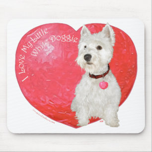 West Highland White Terrier Valentine Mouse Mat