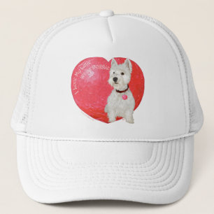 West Highland White Terrier Valentine Trucker Hat