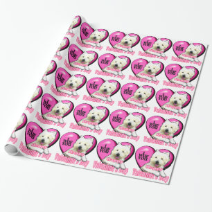 West Highland White Terrier Valentines Day Wrapping Paper