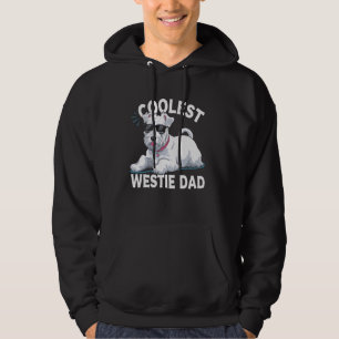 West Highland White Terrier Westie Dog Dad Puppy D Hoodie