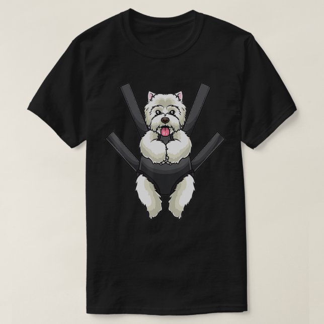 West Highland White Terrier Westie Gifts  T-Shirt (Design Front)