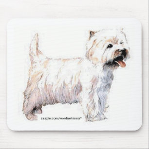 West Highland White Terriers Mouse Mat