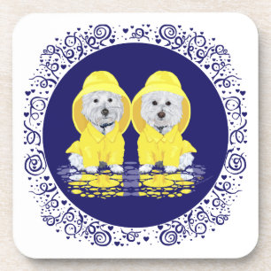 West Highland White Terriers Rain Coaster