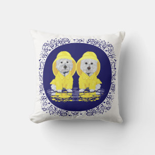 West Highland White Terriers Rain Cushion
