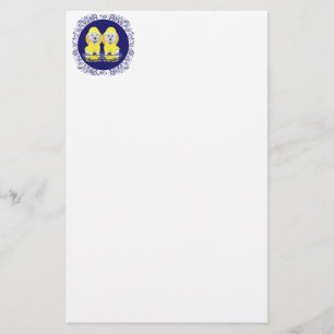 West Highland White Terriers Rain Stationery