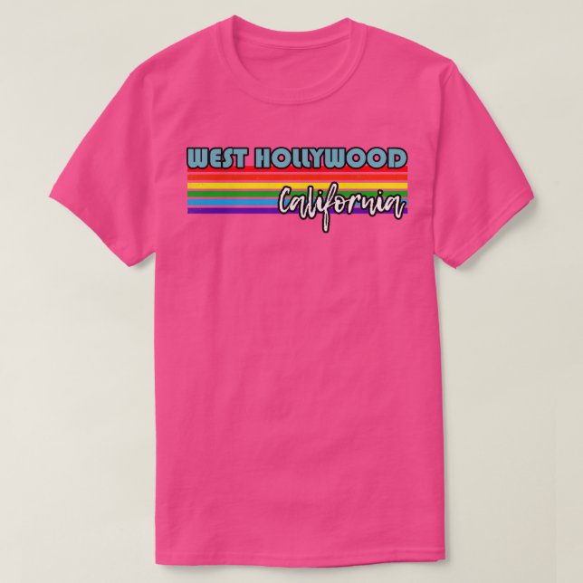 West Hollywood California Pride West Hollywood LGB T-Shirt (Design Front)