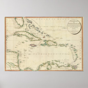 West India Islands 3 Poster