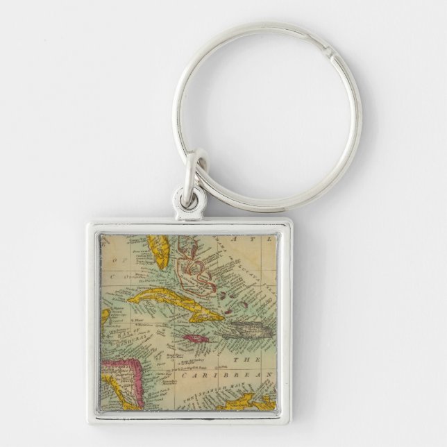 West India Islands Key Ring (Front)
