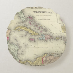 West Indies 13 Round Cushion