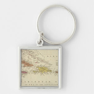 West Indies 14 Key Ring