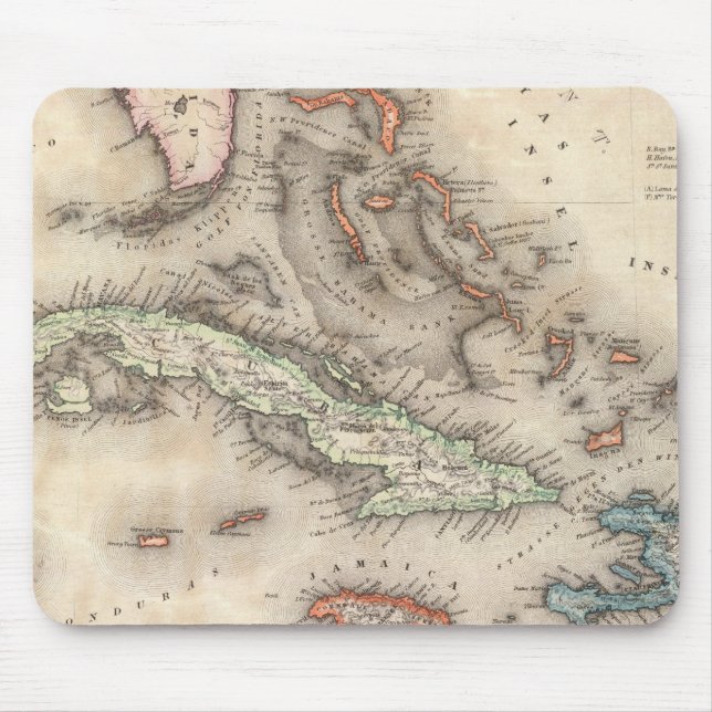 West Indies 2 Mouse Mat (Front)