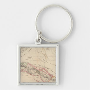 West Indies 3 Key Ring