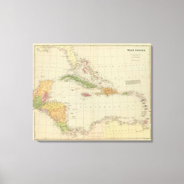 West Indies 5 Canvas Print (Front)