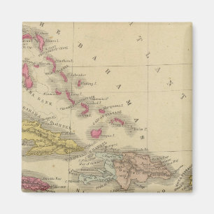 West Indies 5 Magnet