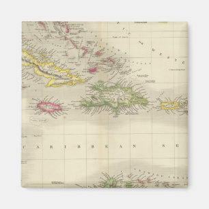 West Indies 6 Magnet