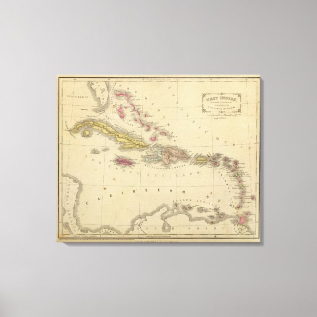 West Indies 8 Canvas Print (Front)