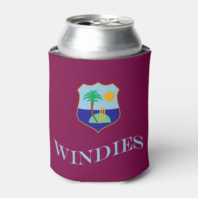 West Indies cricket flag  Can Cooler (Can Front)