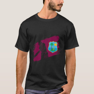 West Indies Flag West Indies Cricket Fan Player Co T-Shirt