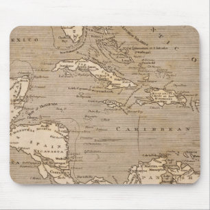 West Indies Map by Arrowsmith Mouse Mat