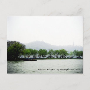 West Lake, Hangzhou, Zhejiang ,China Postcard