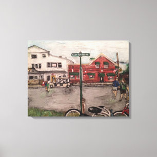 "West Lakeshore Drive" Kelley's Island, Ohio Canvas Print