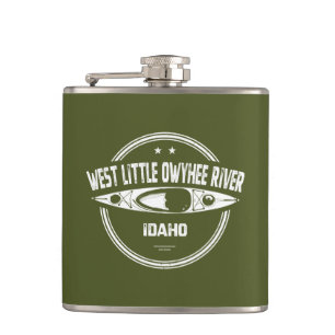 West Little Owyhee River Idaho Kayaking Hip Flask