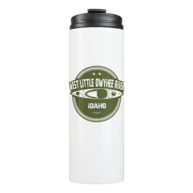 West Little Owyhee River Idaho Kayaking Thermal Tumbler (Front)