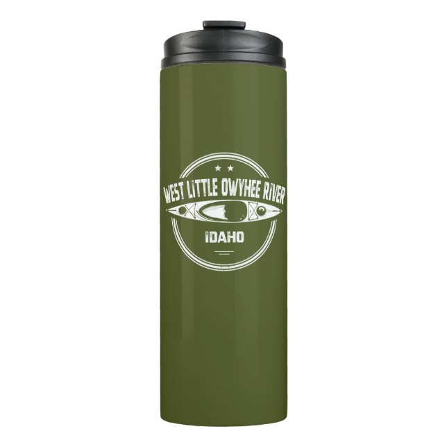 West Little Owyhee River Idaho Kayaking Thermal Tumbler (Front)