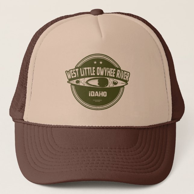 West Little Owyhee River Idaho Kayaking Trucker Hat (Front)