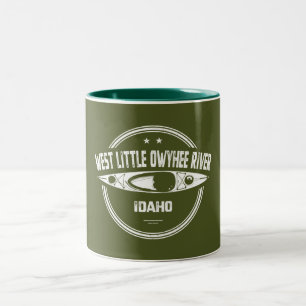 West Little Owyhee River Idaho Kayaking Two-Tone Coffee Mug