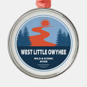 West Little Owyhee Wild And Scenic River Oregon Metal Tree Decoration