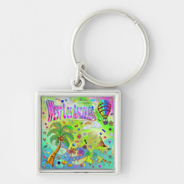 West Los Angeles Timeless Melody Keychain (Front)