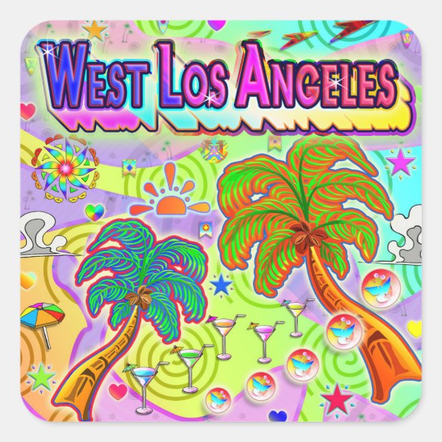 West Los Angeles Vacation Target Sticker (Front)