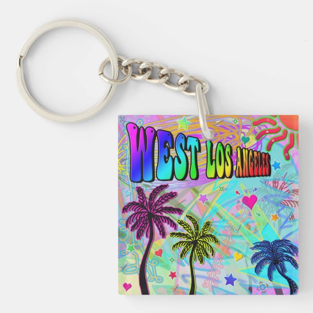 West Los Angeles Vivid Romance Keychain (Front)