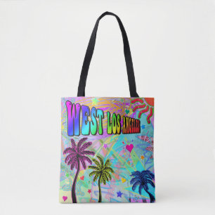 West Los Angeles Vivid Romance Tote Bag