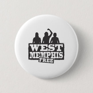 West Memphis Three 6 Cm Round Badge