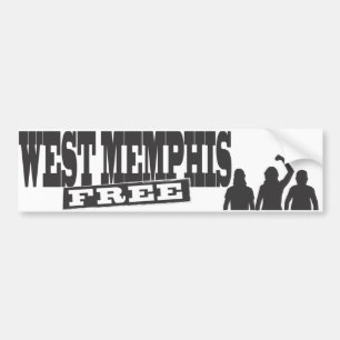 West Memphis Three bumper sticker
