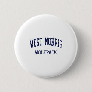 West Morris High School Hs Chester Nj Vintage Srts 6 Cm Round Badge