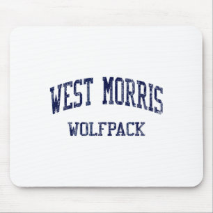 West Morris High School Hs Chester Nj Vintage Srts Mouse Mat
