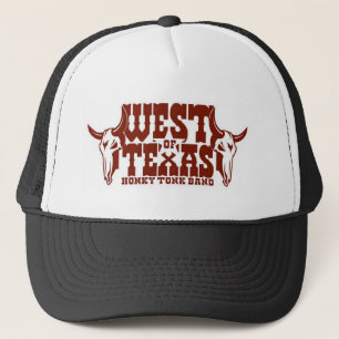 West of Texas Steer Head Trucker Hat