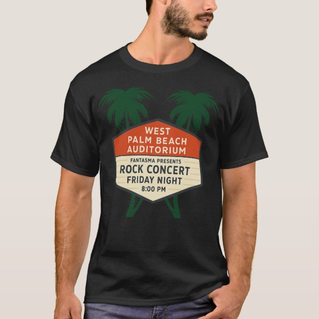 West Palm Beach Auditorium Marquee Concert Shirt (Front)