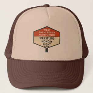 West Palm Beach Auditorium Wrestling Trucker Hat