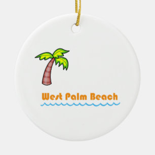 West Palm Beach Ceramic Tree Decoration