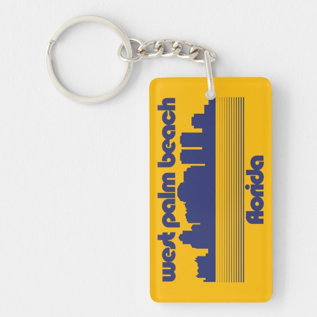West Palm Beach Florida Key Ring (Front)