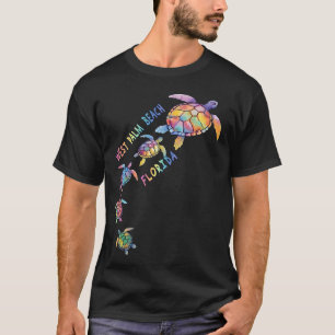 West Palm Beach Florida Sea Turtle Lover Beach Vac T-Shirt