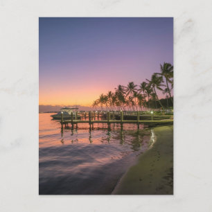 West Palm Beach, Florida, Sunset Postcard
