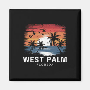 West Palm Beach Florida Surfing Surfer  Magnet