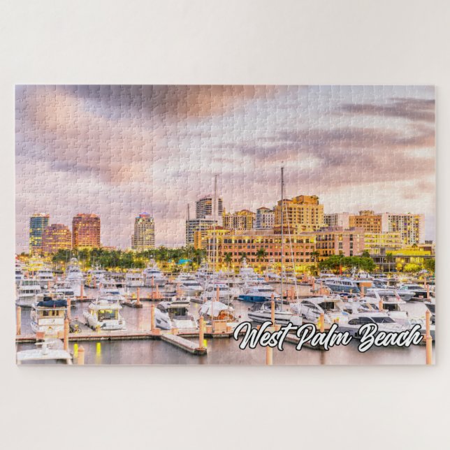 West Palm Beach, Florida, USA Jigsaw Puzzle (Horizontal)