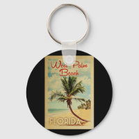 West Palm Beach Palm Tree Vintage Travel